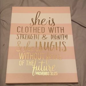 Bible verse home decor